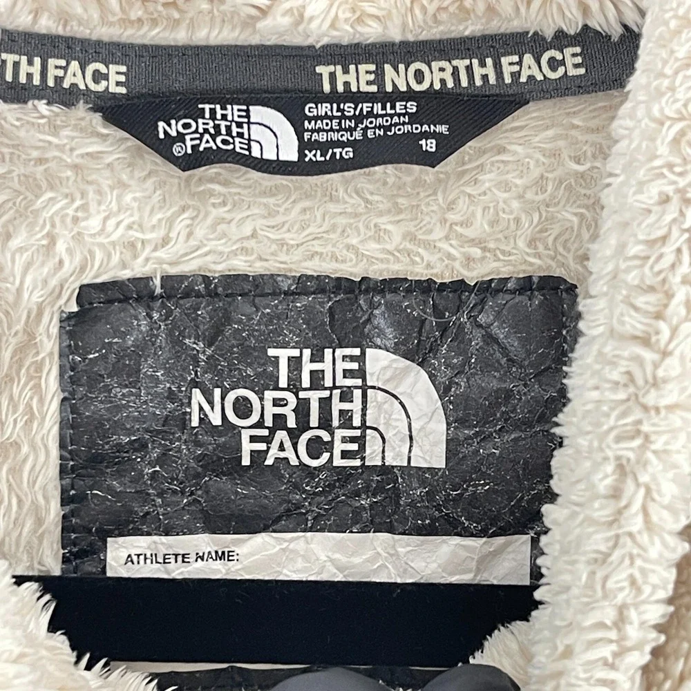 The North Face Ivory Oso‎ 1/4 Snap Pullover Sweater Youth Girls LS Size XL